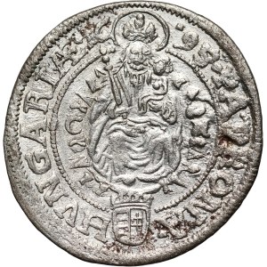 Hungary, Leopold I, 3 Kreuzer 1695, Bratislava (Pressburg)
