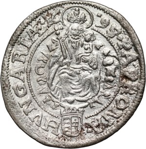 Hungary, Leopold I, 3 Kreuzer 1695, Bratislava (Pressburg)