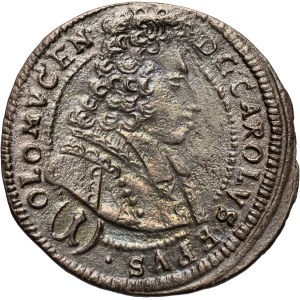 Bohemia, Olomouc, Charles III Joseph of Lorraine, Kreuzer ND