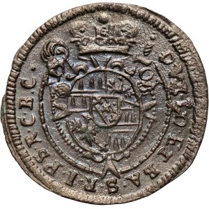 Bohemia, Olomouc, Charles III Joseph of Lorraine, Kreuzer ND