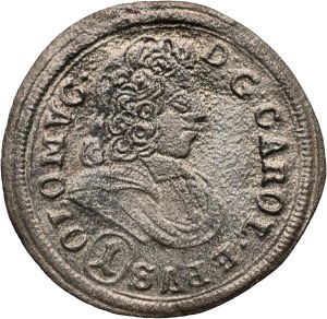 Bohemia, Olomouc, Charles III Joseph of Lorraine, Kreuzer 1705