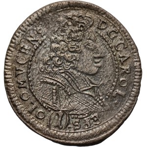 Bohemia, Olomouc, Charles III Joseph of Lorraine, Kreuzer 1701
