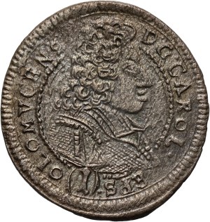 Bohemia, Olomouc, Charles III Joseph of Lorraine, Kreuzer 1701
