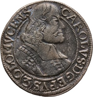 Bohemia, Olomouc, Charles II of Liechtenstein-Kastelkorn, 3 Kreuzer 1670