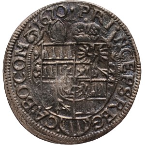 Bohemia, Olomouc, Charles II of Liechtenstein-Kastelkorn, 3 Kreuzer 1670