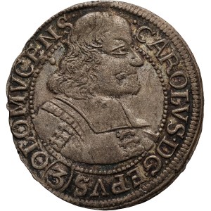 Bohemia, Olomouc, Charles II of Liechtenstein-Kastelkorn, 3 Kreuzer 1670