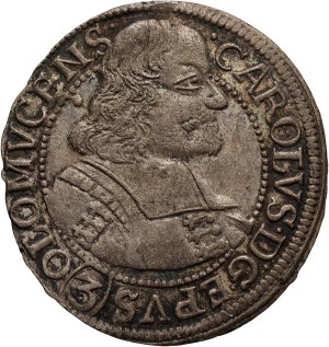 Bohemia, Olomouc, Charles II of Liechtenstein-Kastelkorn, 3 Kreuzer 1670