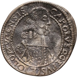 Bohemia, Olomouc, Charles II of Liechtenstein-Kastelkorn, 3 Kreuzer 1665