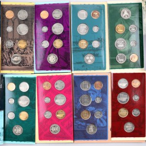 Netherlands, set of coins from 5 Cents to 5 Guldens from 1998-2001, (56 pieces)
