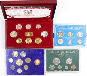 Europe, set of coins from 1980-2008, (28 pieces)