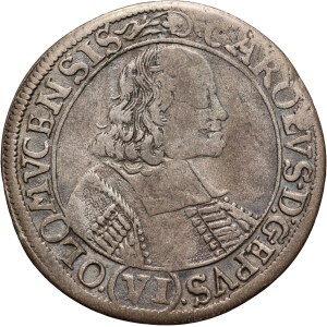Bohemia, Olomouc, Charles II of Liechtenstein-Kastelkorn, 6 Kreuzer 1681