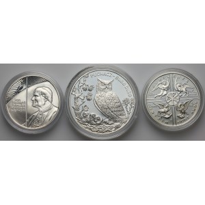 III RP, zestaw monet z lat 1999-2005, (3 sztuki)