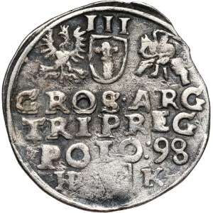 Zygmunt III Waza, trojak 1598, Wschowa