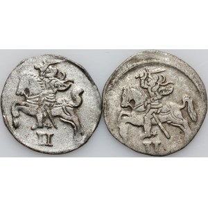 Zygmunt II August, zestaw dwudenarów z lat 1567-1570, Wilno, (2 sztuki)