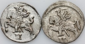 Sigismund II Augustus, set of two-denarii dated 1567-1570, Vilnius, (2 pieces)