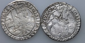 Sigismund III Vasa, set of orts 1622, Bydgoszcz, (2 pieces)