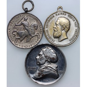 Germany, Hungary, lot of medals, years 1888-1941, (3 pieces)