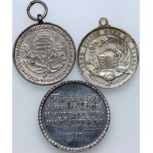 Germany, Hungary, lot of medals, years 1888-1941, (3 pieces)