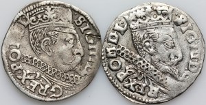 Sigismund III Vasa, set of trojaks from 1599, Poznań, (2 pieces)
