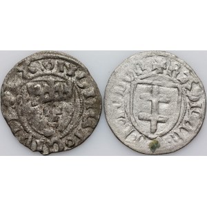 Kazimierz IV Jagiellończyk 1447-1492, zestaw szelągów, (2 sztuki)