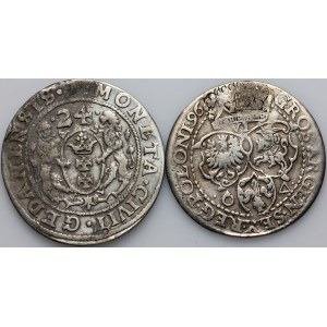 Zygmunt III Waza, zestaw monet z lat 1596-1624, (2 sztuki)