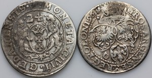 Sigismund III Vasa, set of coins dated 1596-1624, (2 pieces)