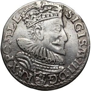 Zygmunt III Waza, trojak 1593, Malbork