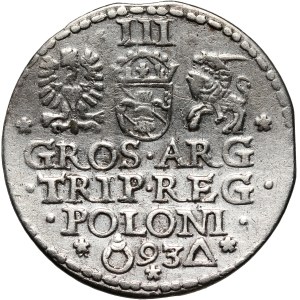 Zygmunt III Waza, trojak 1593, Malbork