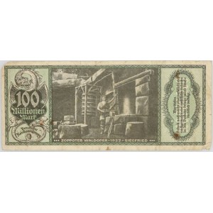 Sopot (Zoppot), 100 milionów marek, 28.08.1923