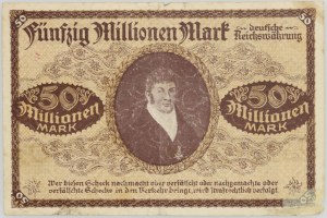 Sopot (Zoppot), 50 million marks, 20.09.1923
