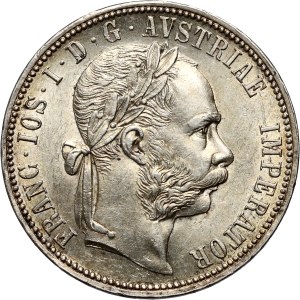 Austria, Francis Joseph I, florin 1886, Vienna