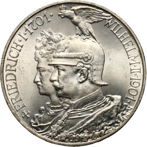 Germany, Prussia, Wilhelm II, 5 mark 1901 A, 200 years of Kingdom