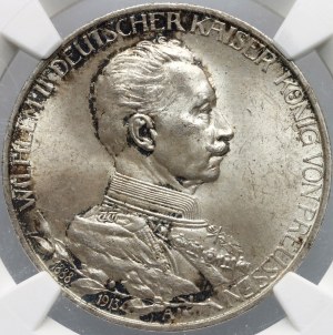 Germany, Prussia, Wilhelm II, 3 mark 1913 A, 25-years of Reign