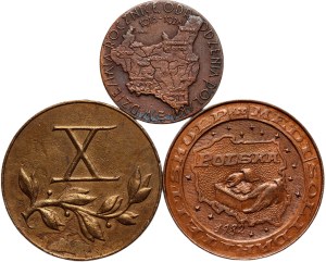 Second Republic / People's Republic of Poland, set of medals from 1928-1982, (3 pieces)