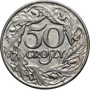 Generalne Gubernatorstwo, 50 groszy 1938, żelazo niklowane