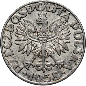 Generalne Gubernatorstwo, 50 groszy 1938, żelazo niklowane