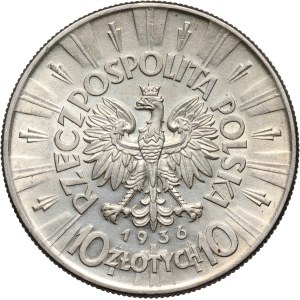 II RP, 10 złotych 1936, Warszawa, Józef Piłsudski