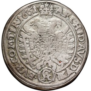 Austria, Leopold I, 15 Kreuzer 1661 CA, Vienna
