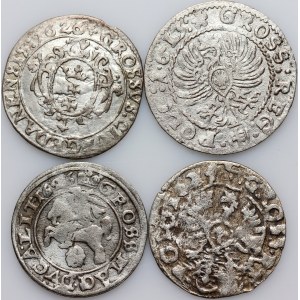 Zygmunt III Waza, zestaw groszy z lat 1613-1626, (4 sztuki)