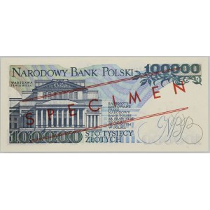 III RP, 100000 złotych 1.02.1990, WZÓR, No. 0584, seria A