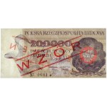 PRL, 200000 złotych 1.12.1989, WZÓR, No. 0601, seria A