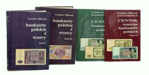 Czesław Miłczak, set of catalogs Polish banknotes and patterns
