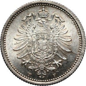 Germany, 20 Pfennig 1876 F, Stuttgart