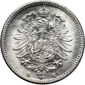 Germany, 20 Pfennig 1876 E, Dresden