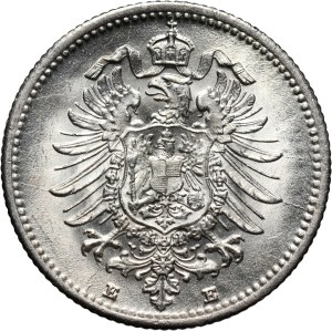 Germany, 20 Pfennig 1876 E, Dresden