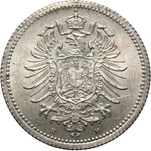 Germany, Wilhelm I, 20 Pfennig 1874 E, Dresden
