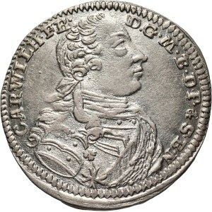 Germany, Brandenburg-Ansbach, Charles William Frederick, 6 Kreuzer 1752, Schwabach