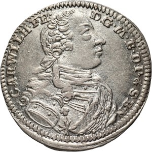 Germany, Brandenburg-Ansbach, Charles William Frederick, 6 Kreuzer 1752, Schwabach