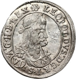 Austria, Leopold I, 6 Kreuzer 1674 IAN, Graz
