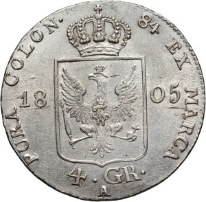 Germany, Prussia, Friedrich Wilhelm III, 4 Groschen 1804 A, Berlin
